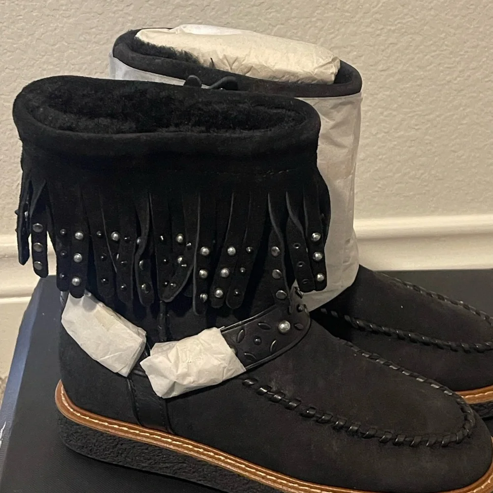 Coach Shearling Boots - Picture 3 of 4